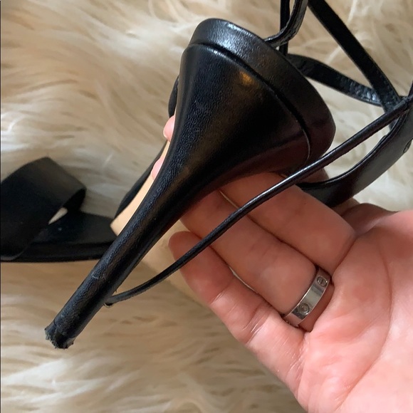 Guess leather straps  heels sz 71/2m - Picture 5 of 6